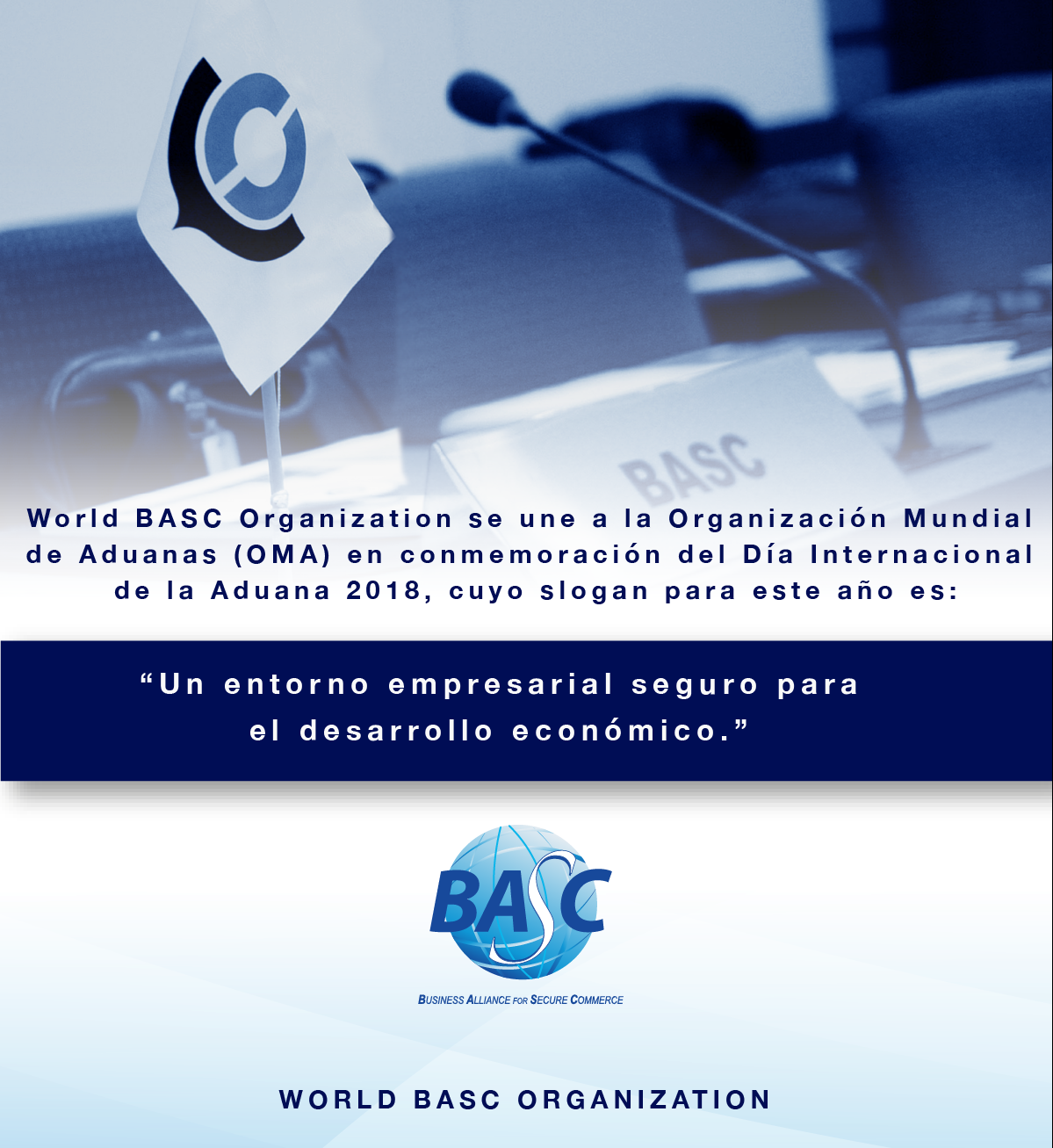 Mensaje de la Organización Mundial de Aduanas-Día Internacional de la Aduana 2018