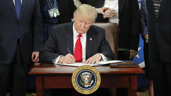 Trump signed executive orders referring to the enhancement of the skills for the border management and executive mission