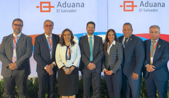 From left to right: Marcelo de Castro, Marketing Director, ASAPRA; Alfonso Rojas, President, GRSP; Katya López, Board Member, BASC Pichincha; Ricardo Treviño, Deputy Secretary General, WCO; Suzanne Lemaitre, Executive Director, WBO; Nelson Brens, President, ASAPRA; and Ricardo Fuentes Ávila, Secretary General, ASAPRA.